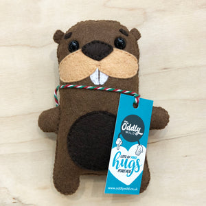 Beaver huggle toy
