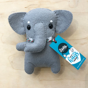 Elephant huggle toy