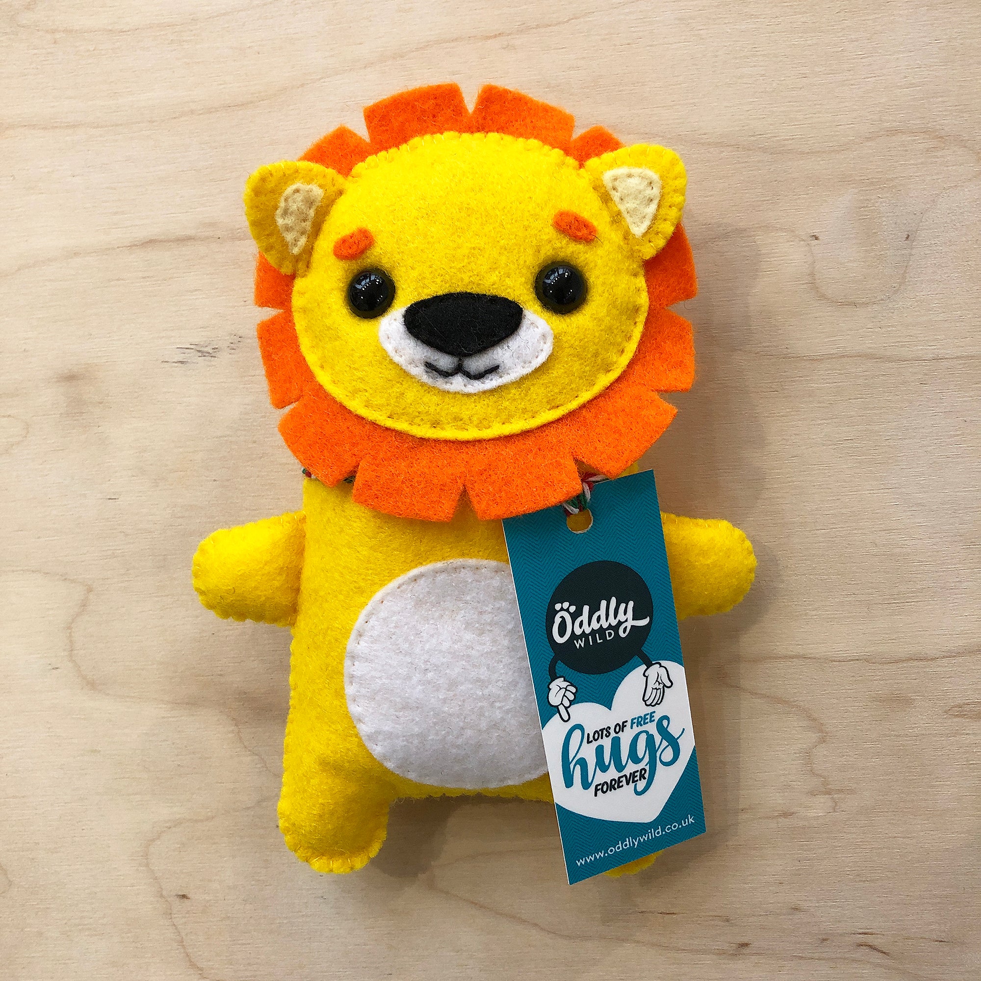 Lion huggle toy