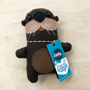 Otter huggle toy