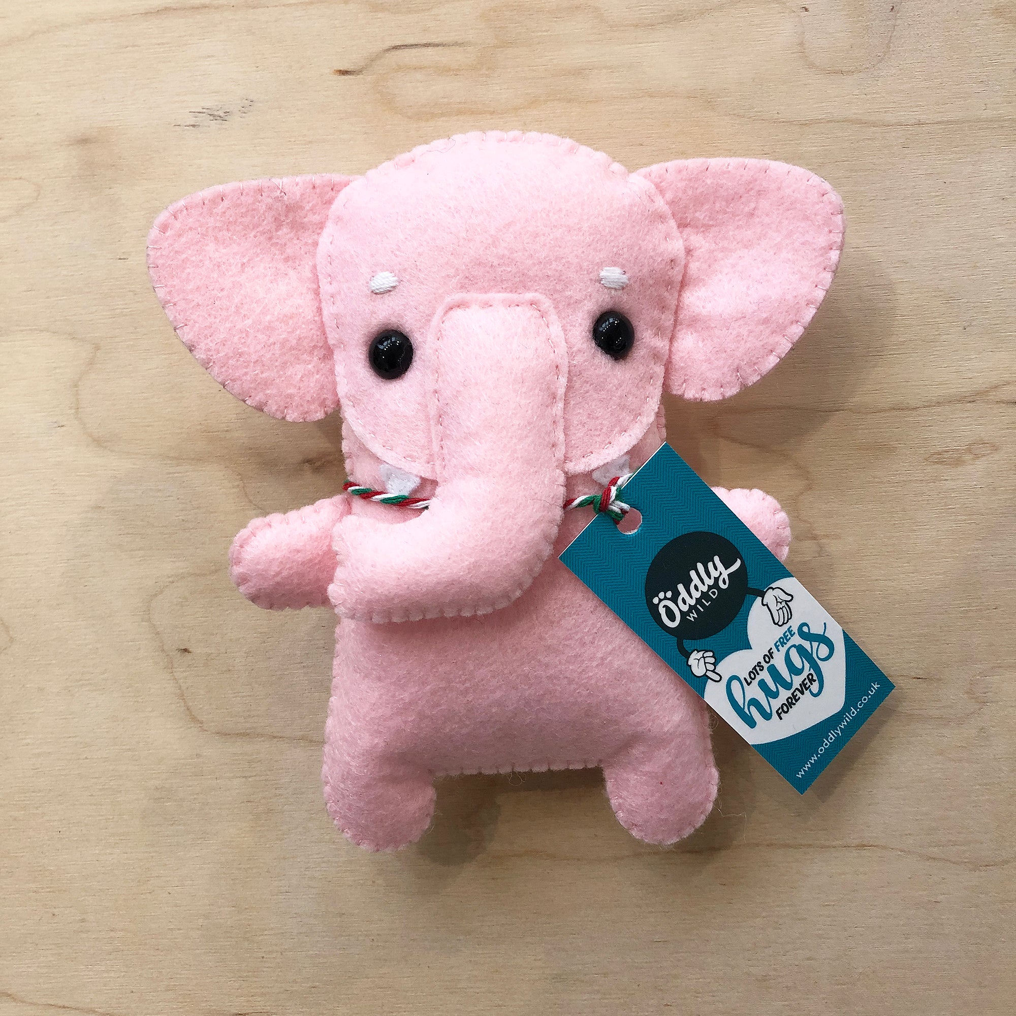 Pink Elephant huggle toy