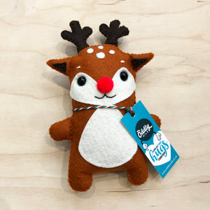 Reindeer huggle toy