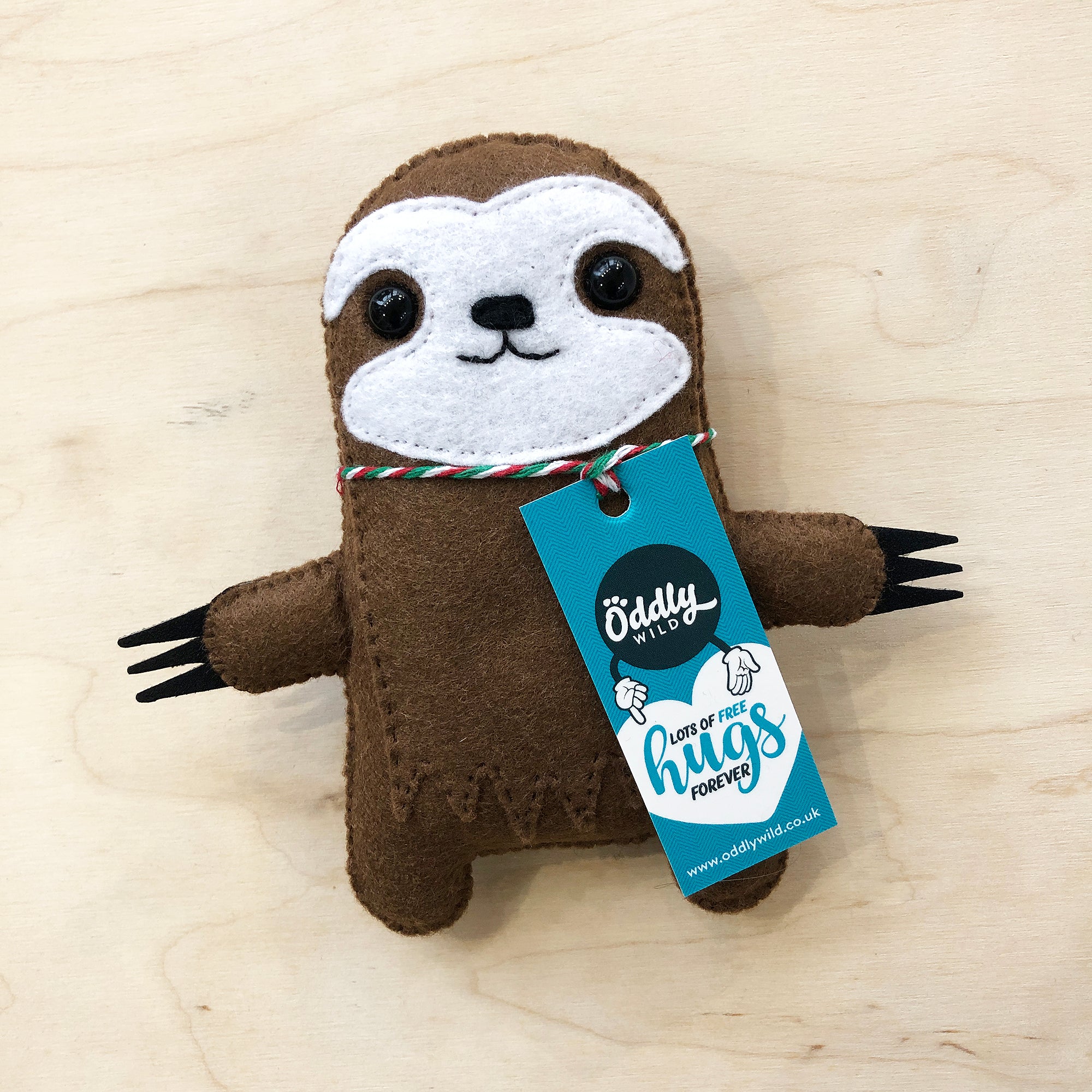 Sloth huggle toy
