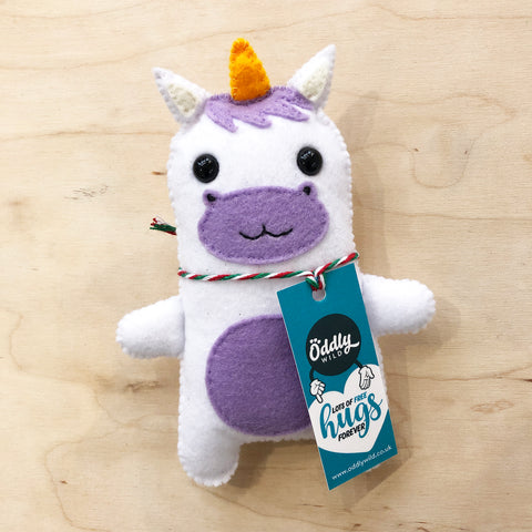 Unicorn huggle toy