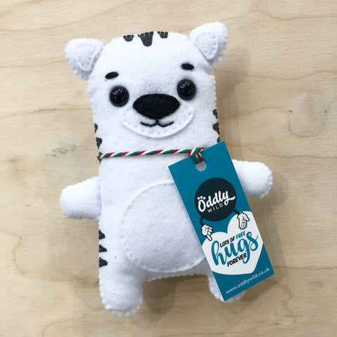 White Tiger huggle toy