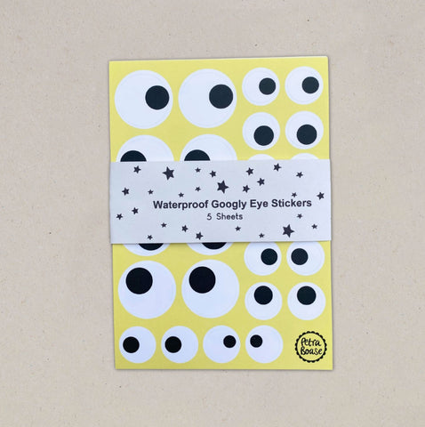 Googly Eye waterproof sticker pack