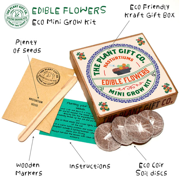 Edible Flowers Eco Grow Kit