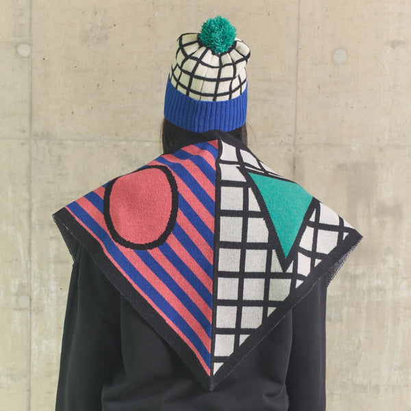 Memphis Wool Mix Triangle Scarf