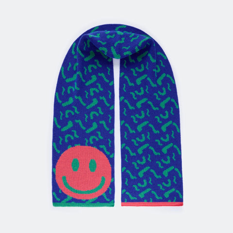 Smiley Wool Mix Scarf