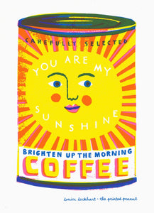 Sunshine Coffee print