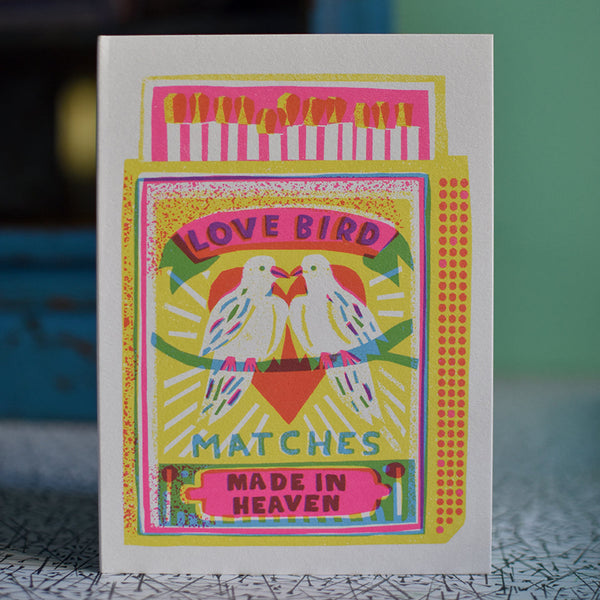 Love Bird Matches card