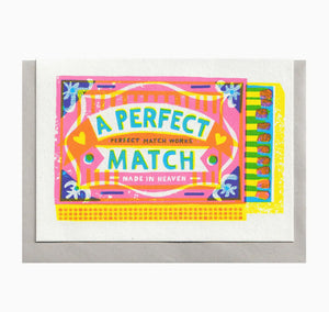 A Perfect Match card