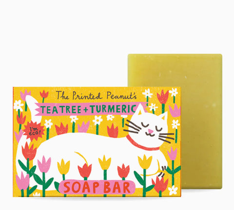 White Cat tea tree and turmeric soap bar