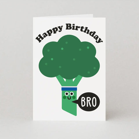 Happy Birthday Bro card