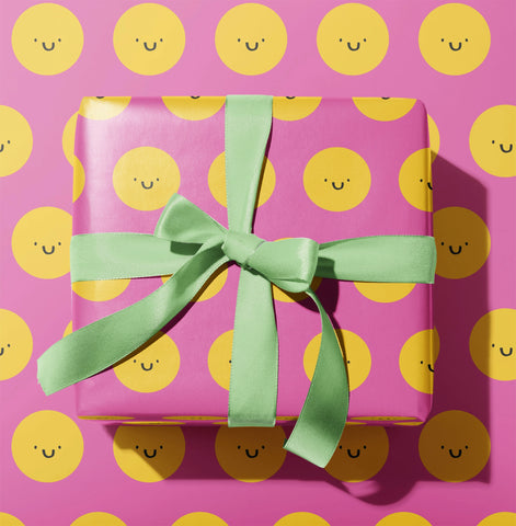 Smiley Face wrapping paper