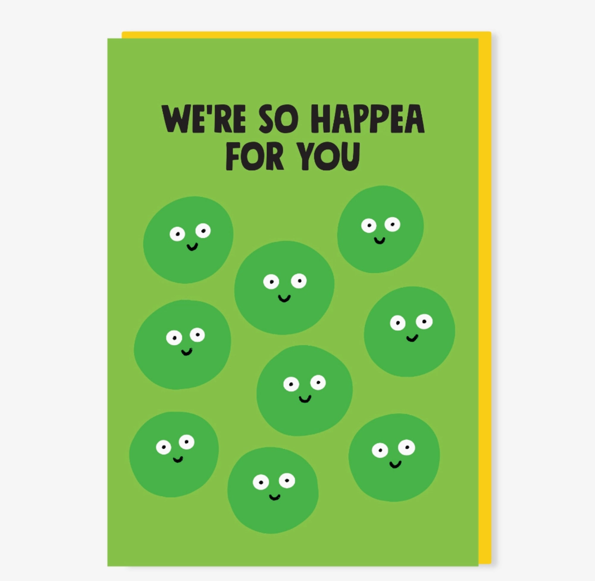 We’re So Happea For You greetings card