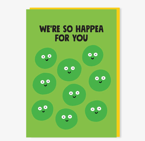 We’re So Happea For You greetings card