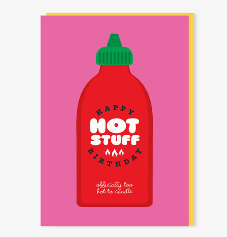 Happy Birthday Hot Stuff card