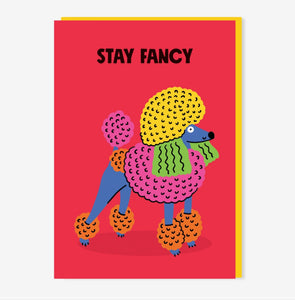 Stay Fancy greetings card