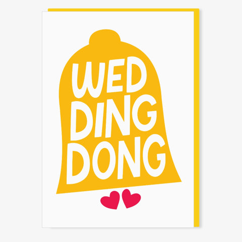 Wedding dong card