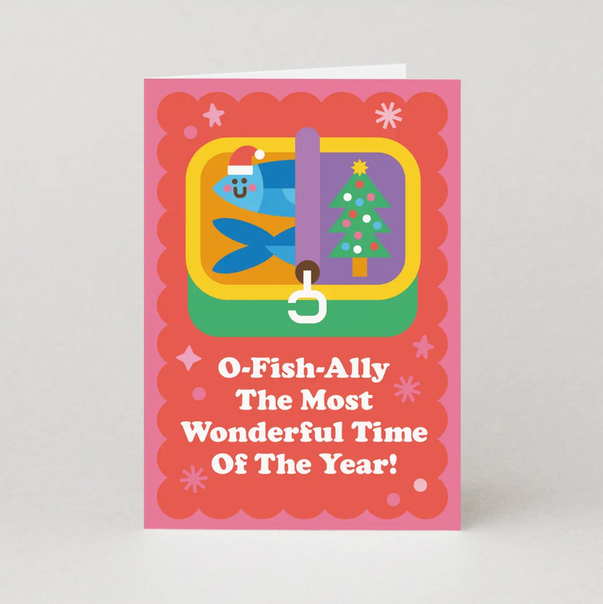 O-Fish-Ally the Most Wonderful Time of the Year Christmas card