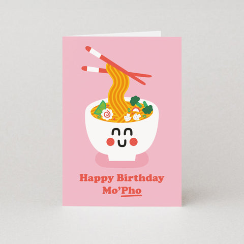 Happy Birthday Mo'Pho card