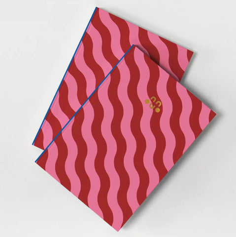 Wavy Pattern notebook