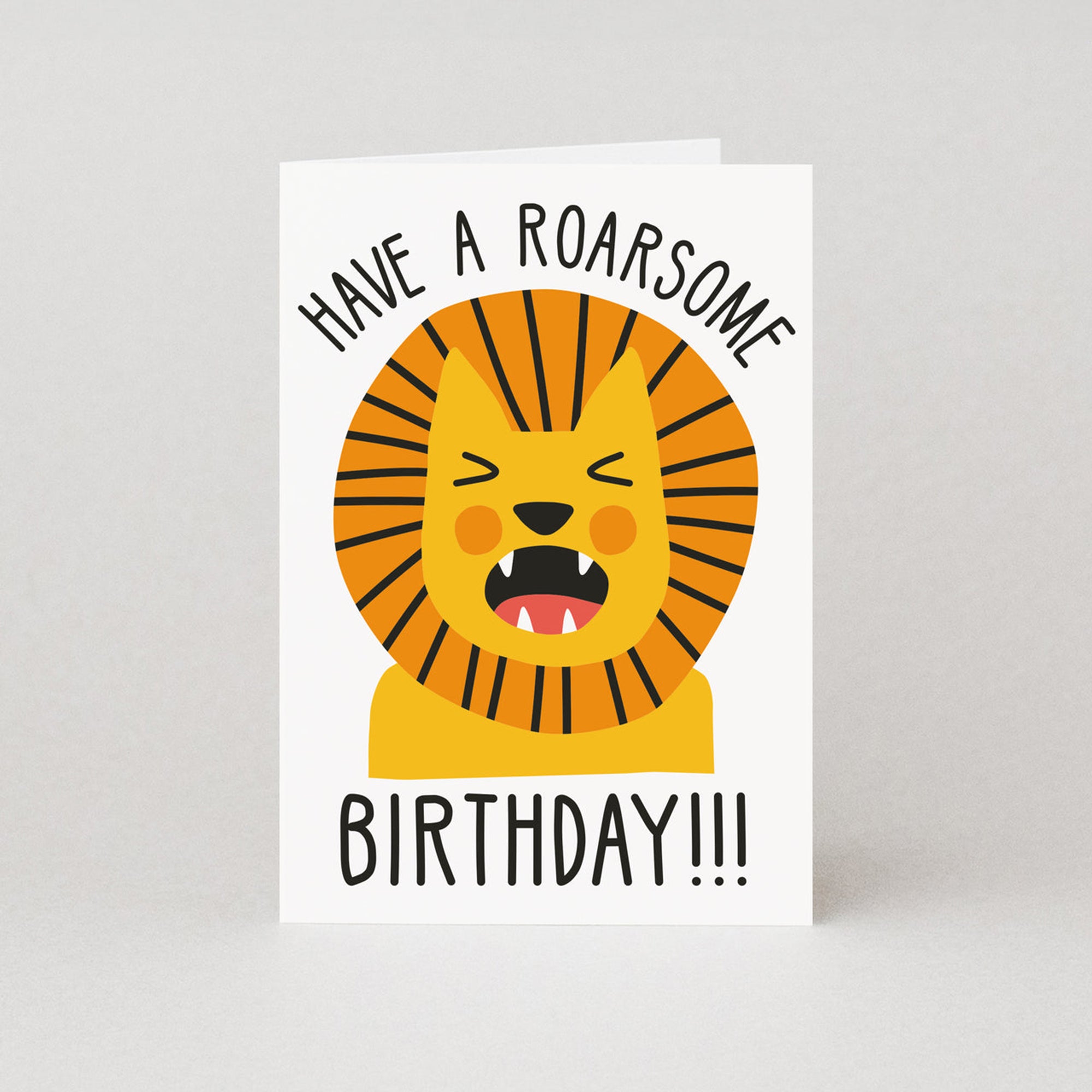 Roarsome birthday card