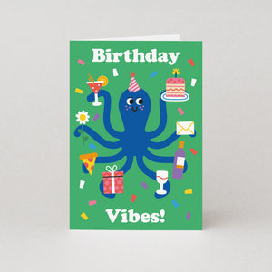 Birthday Vibes card