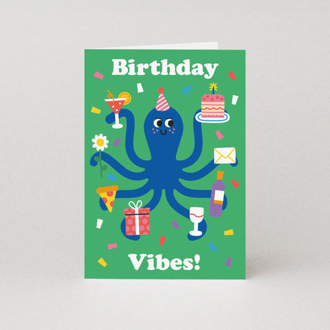 Birthday Vibes card
