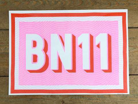 BN11 risograph print A4
