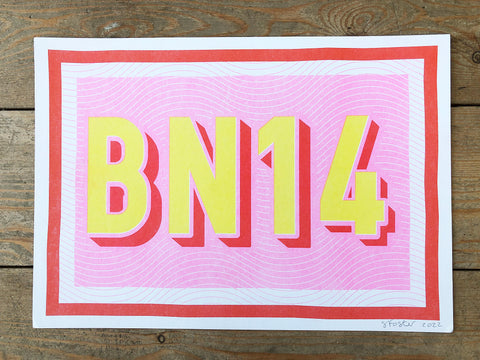 BN14 risograph print A4
