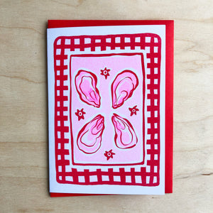 Mussle riso greeting card