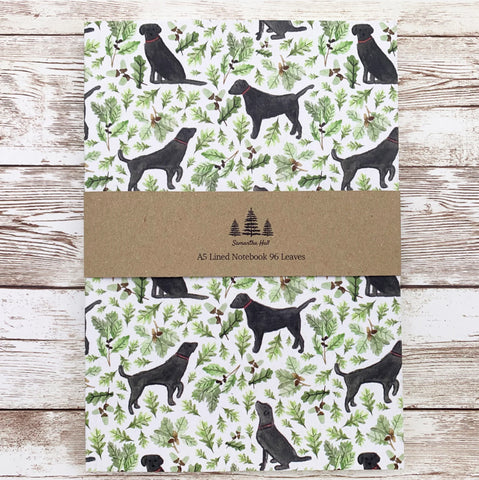 Black Labrador Notebook