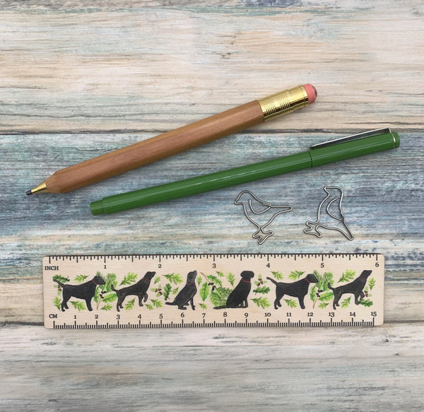 Black Labrador ruler