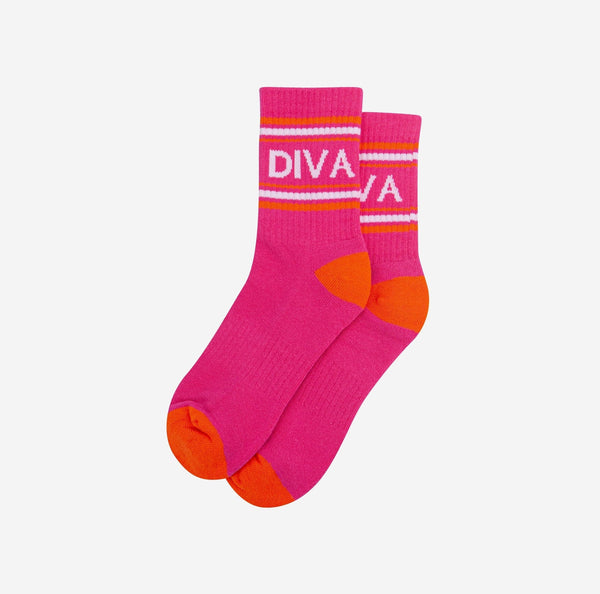 Diva cotton sports socks