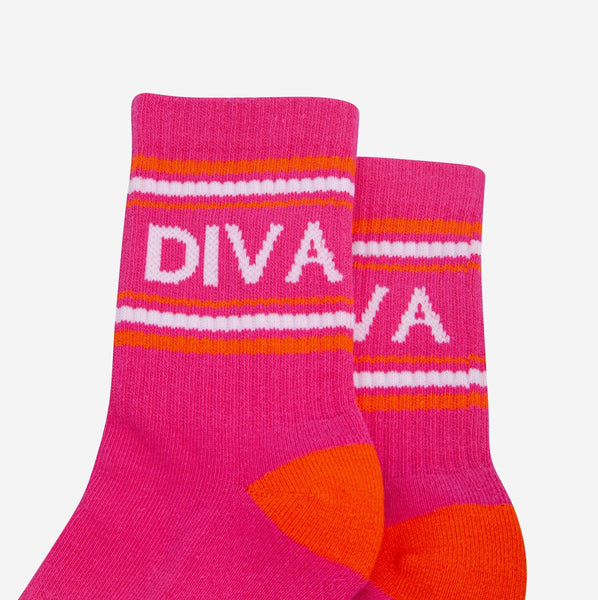 Diva cotton sports socks