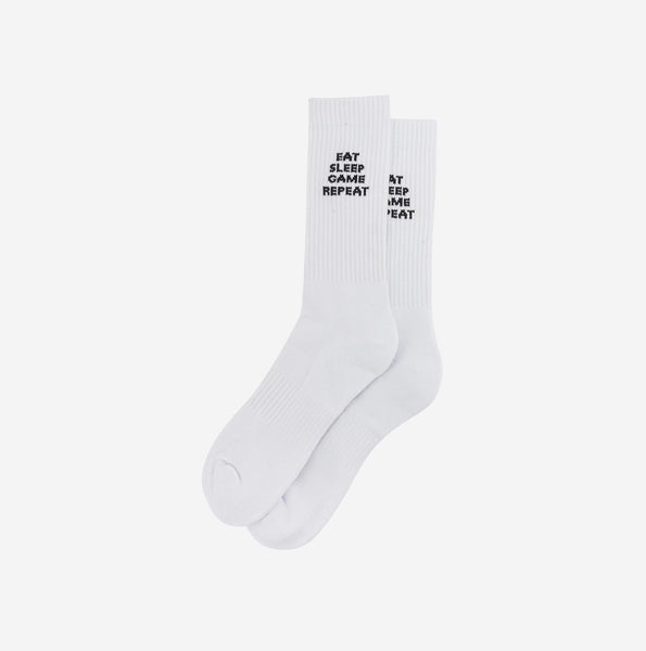 Eat Sleep Game Repeat sports socks