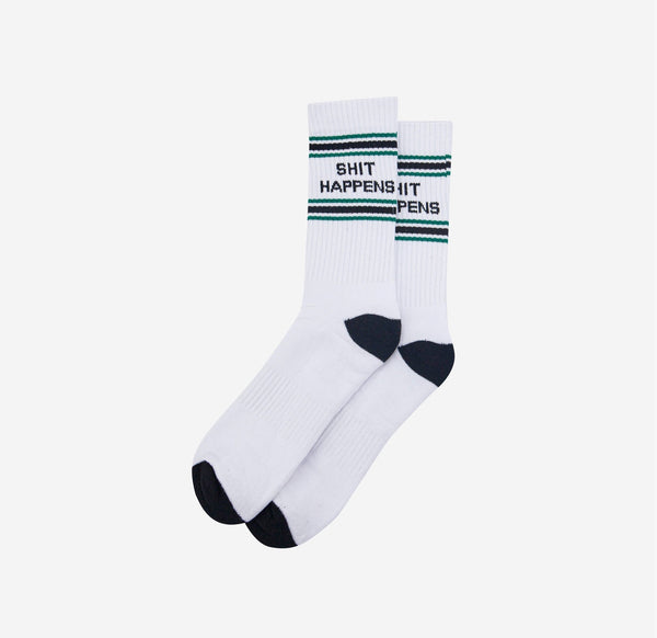 Shit Happens cotton sports socks