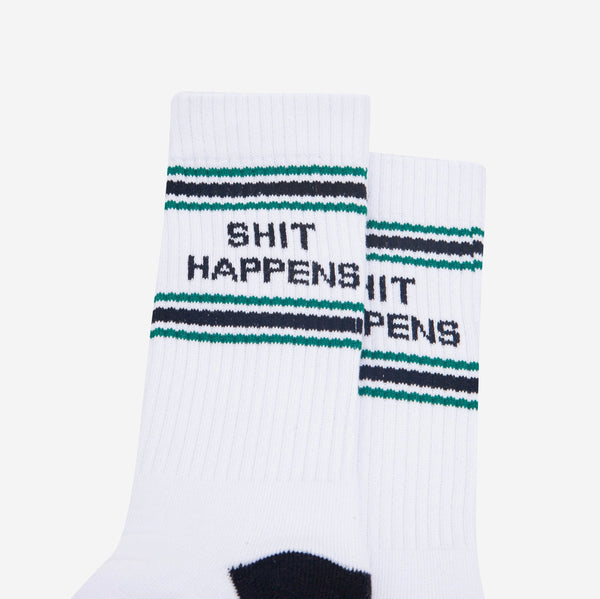 Shit Happens cotton sports socks