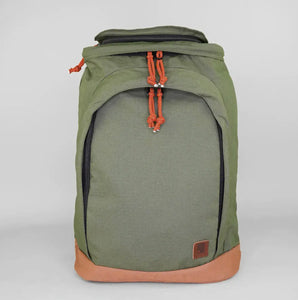 Rambler Rucksack - Khaki and Caramel