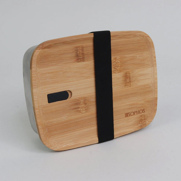 Bamboo and Steel Lunch Box