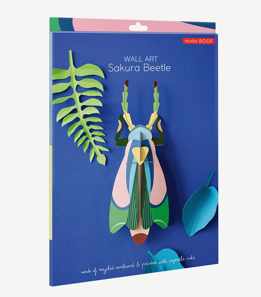 Sakura Beetle wall art