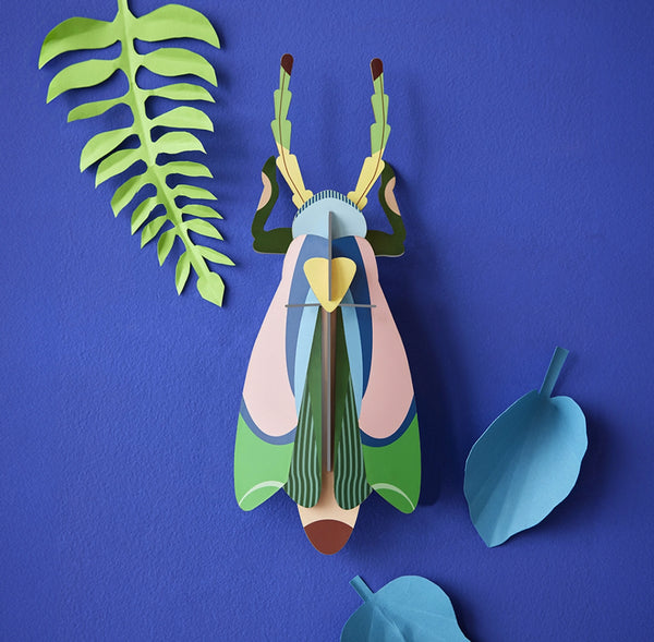 Sakura Beetle wall art