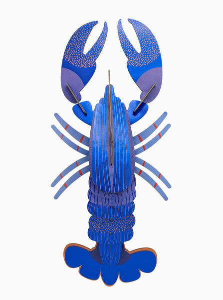 Lapis Blue Lobster wall art - Inspired 