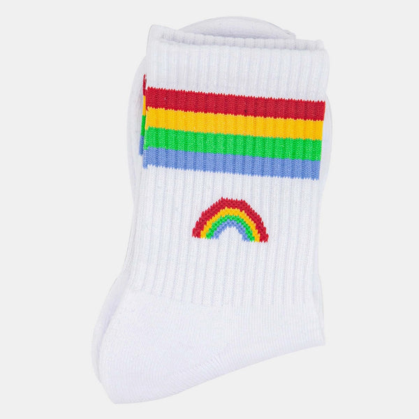 Women's Rainbow Stripe Sporty socks