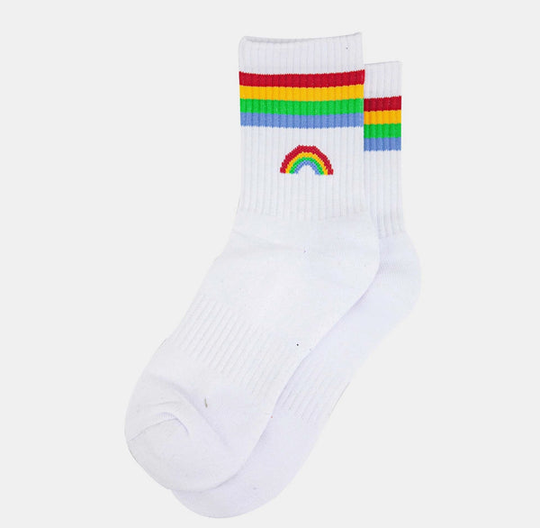 Women's Rainbow Stripe Sporty socks
