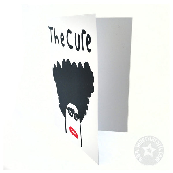 The Cure greetings card