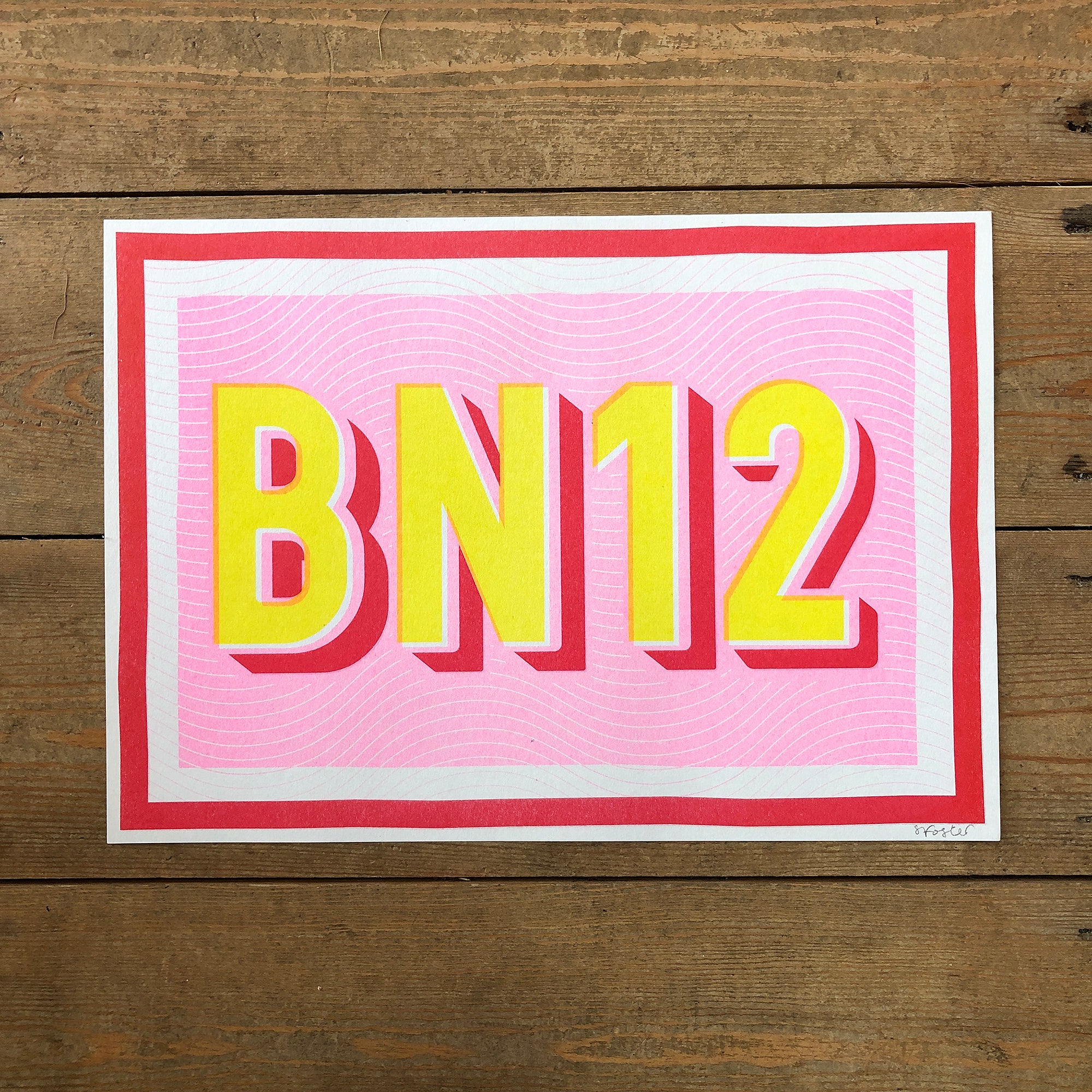 BN12 risograph print A4