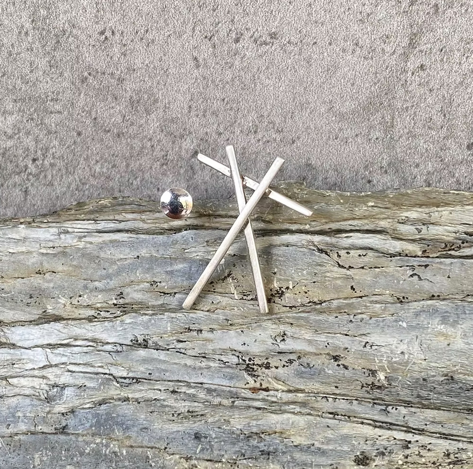 Asymmetric Earring Stud Set